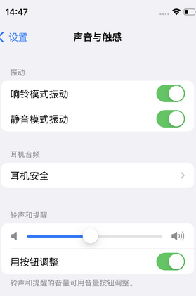 六安苹果锁屏维修分享iPhone锁屏时声音忽大忽小调整方法