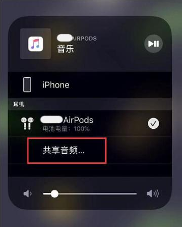 六安苹果14音频维修点分享iPhone14音频共享设置方法 