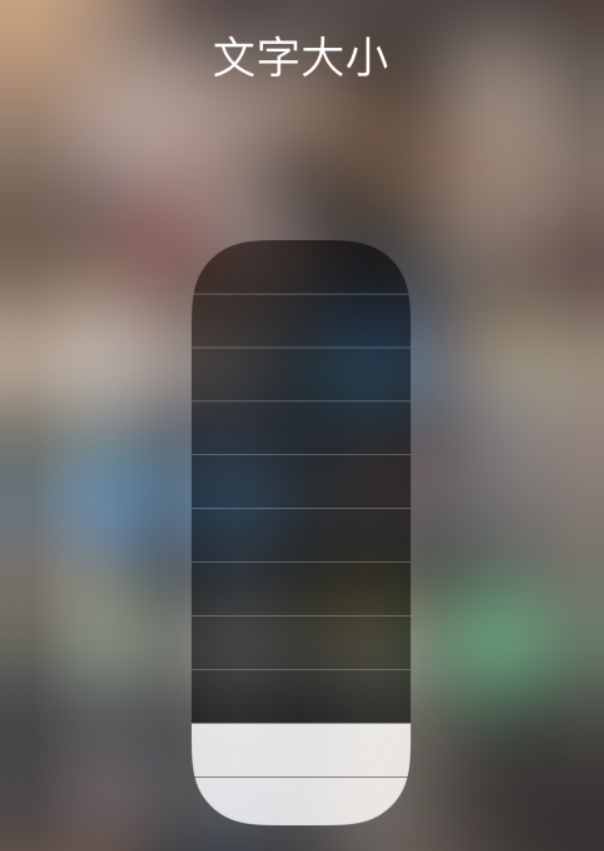 六安苹果手机维修分享小技巧：在 iPhone 控制中心快速调节字体大小 
